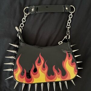 CURRENT MOOD "SELL MY SOUL" SPIKED SHOULDER BAG